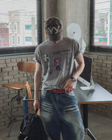 ロガン アートワーク グラフィック ショート スリーブ Tシャツ