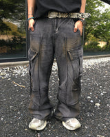 DV Glam カーゴダーティデニムパンツ (1C)