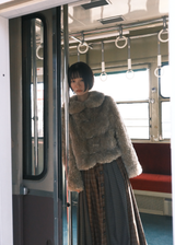 Fur Jacket / Beige