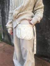 Two Way Cozy Textured Knit Hood