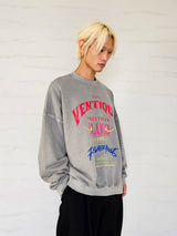 VENTIQUE ピグメントブラッドスウェットシャツ 2colors