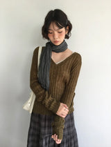 Double Ribbed Two-Way Cardigan (4color)
