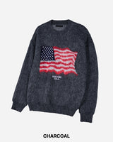 Flag Brushed Wool Knit