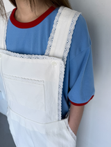 eyelet cotton overall 
