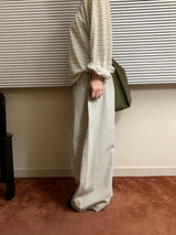 French wide pants