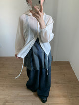 Humming Patchwork sleeveless (2color)