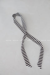 scarf set stripe frill mini-dress