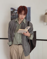 Waylon Striped Pocket Long Sleeve Shirt