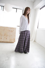 lace v-neck loose top(3colors)