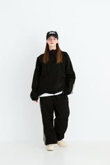 SP LINE WIDE JOGGER PANTS BLACK