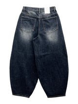 Stand Cat Balloon Denim Pants