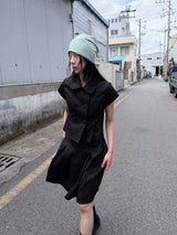 DOUBLE BUTTON SHORT JACKET