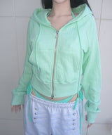 rabbit sorbet zip-up (3colors)