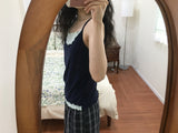 Color Ribbed Sleeveless Top