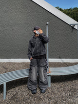 Fed Two-Way Denim Hooded Jacket 2C