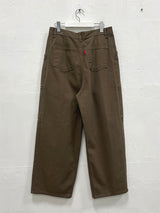 ZIPPER WIDE TROUSER PANTS (3C)