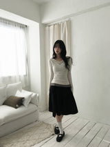 Ribbon Drape Tee