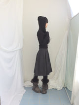 Suede Rabbit Fur Boots