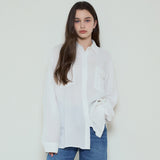 Ramie Linen Out Pocket Shirt 4Color