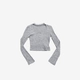 Mife Choker Knit T-shirt