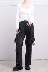 Bella Lace Uneven Sleeveless