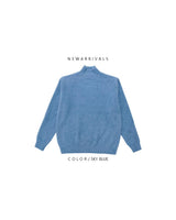 ASCLO Hairy Angora High Neck Knit (5color)