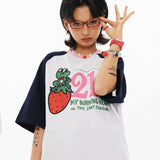 21C フロッグオーバーフィットラグランtシャツ