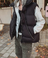 ロウジーウェーブジッパーパッドベスト