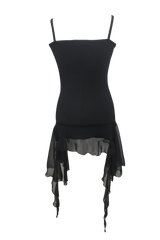Chiffon frill sleeveless (2color)