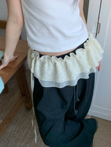 TWINKLE LAYERED BELT SKIRT (2C)