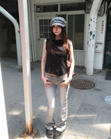 Wrinkle shirring cap