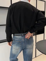 オールカットブルーブーツカットパンツ