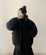 Beats High Neck Color Matching Loose Fit Hood Padding
