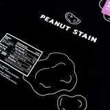 PEANUT STAIN - Packaging Black Oversized Tshirt