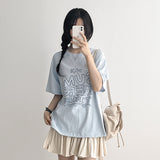 Summer Time Loose Fit Short-Sleeved T-Shirt (5 colors)