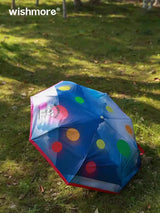 High-looking UV-resistant portable umbrella for both rain and shine