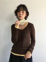 Cole Slim Henley Neck Knit (5color)