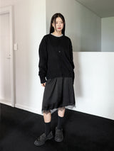 LACE LAYERED SKIRT