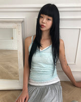 Merin Lace Strap Sleeveless Top