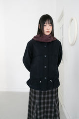 stopper high-neck half-coat(2colors)