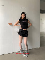 リボンレター半袖Tシャツ