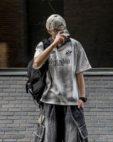 デイリーダーティーウォッシングカラーショートスリーブTシャツ