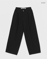 [MADE] Warmben One-Tuck Fleece Wide Cotton Pants