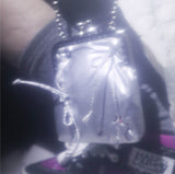 [MADE] Ribbon_silver_mini chain bag~*