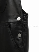 Leather overalls