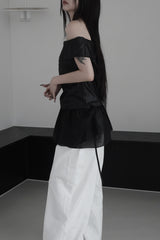 glow off shoulder top (2color)