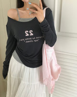 [MADE] Nard, see-through lettering T-shirt