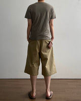 Pochi Slub Henley Neck Short Sleeve T