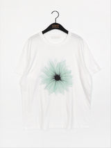 Somi Flower Printed Oversized Fit Short Sleeve T-shirt