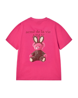 25FW WOMAN FUZZY BEAR SHORT SLEEVE T-SHIRT